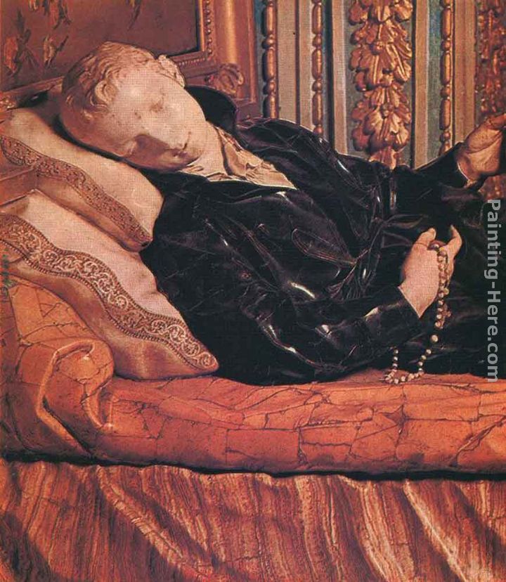 The Death of St Stanislas Kostka painting - Pierre Le Gros the Younger The Death of St Stanislas Kostka art painting